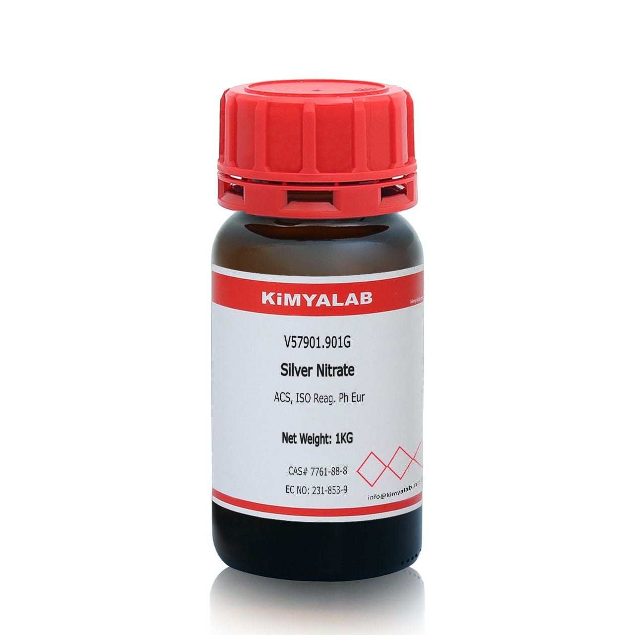 Kimyalab Gümüş Nitrat 1 Kg Saf - Silver Nitrate Extra Pure - AgNO3