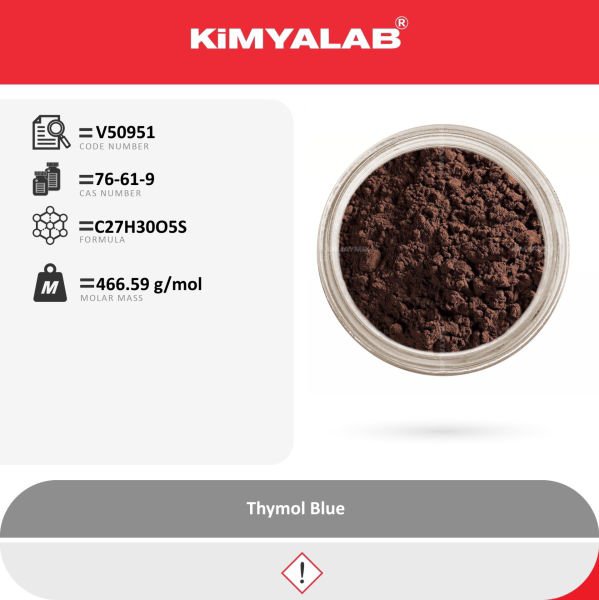 Kimyalab Timol Mavisi İndikatör 100g - Thymol Blue