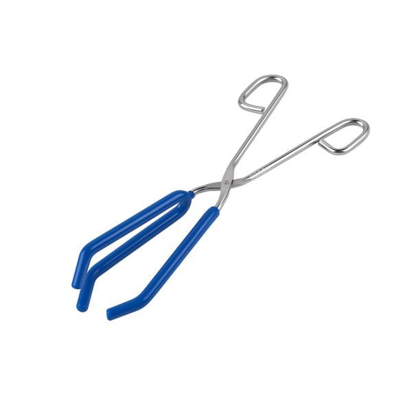 Borox Balon Maşası 280 mm - Paslanmaz Çelik - Beher Erlen Maşa PVC Kaplı - Çubuk Çeneli