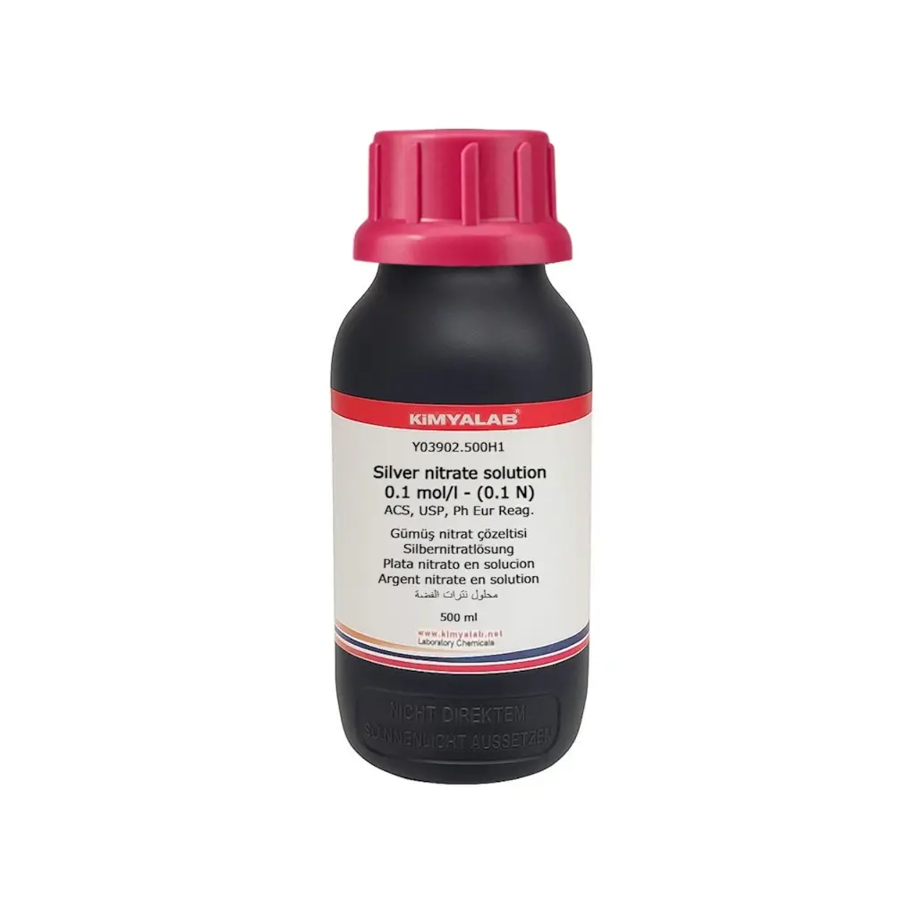 Kimyalab Gümüş Nitrat Çözeltisi 0.1 mol/L - 0.1 N - 500 ml