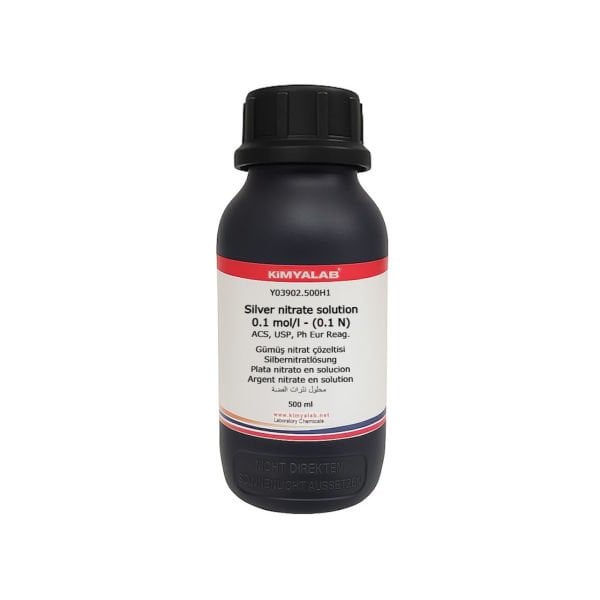 Kimyalab Gümüş Nitrat Çözeltisi 0.1 mol/L - 0.1 N - 500 ml