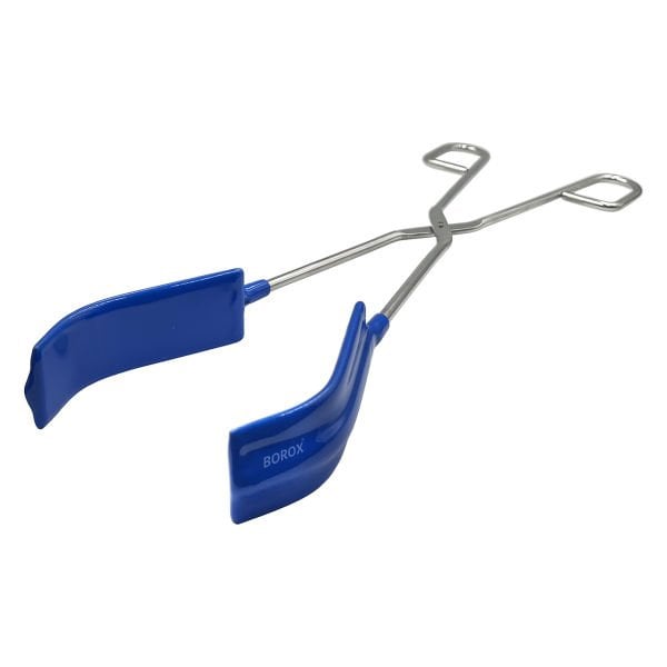 Borox Beher Maşası 330 mm - Paslanmaz Çelik - Beher Tutacağı PVC Kaplı