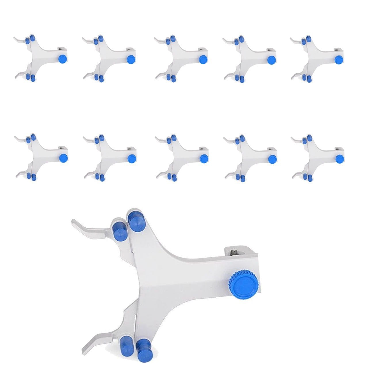 Borox Büret Pensi Çelik Tekli - Alloy Single Burette Clamp - 10 Adet Toptan