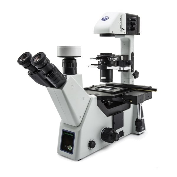 OPTIKA IM-5 Inverted Faz Kontrast Mikroskop - Ters Araştırma Mikroskobu - LED Aydınlatma