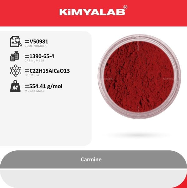Kimyalab Karmin 100g - Carmine - For Microscopy