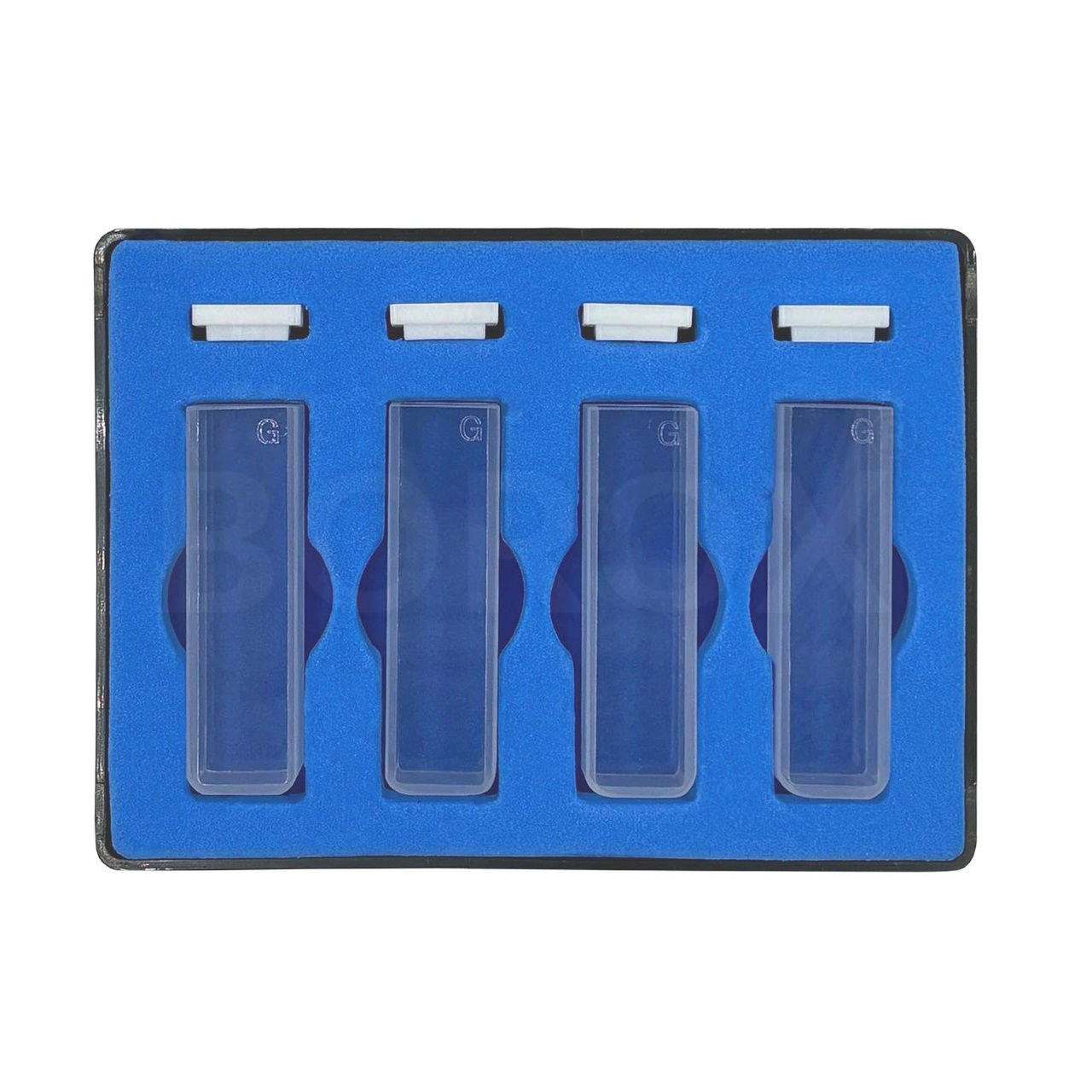 Cam Spektrofotometre Küveti - Makro 3.5 ml - Optik Cam - 4 Adet Kutu