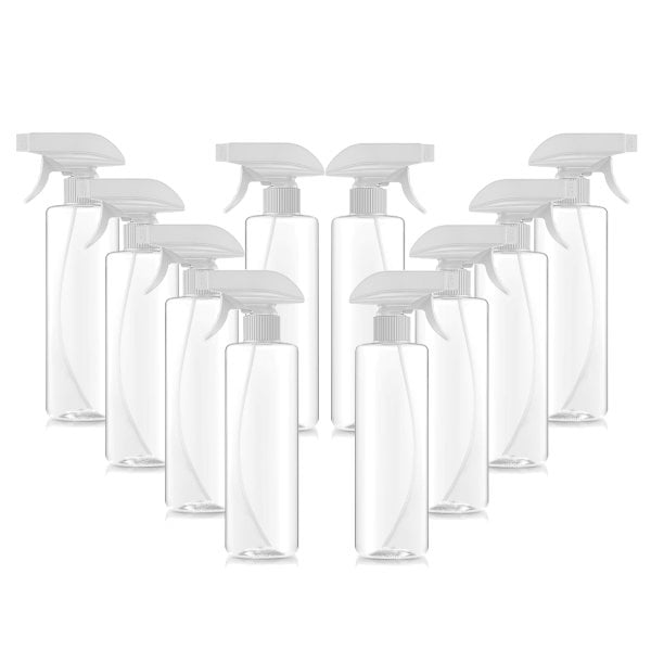 Borox Plastik Sprey Şişesi 400 ml - Şeffaf PP Spreyli Şişe