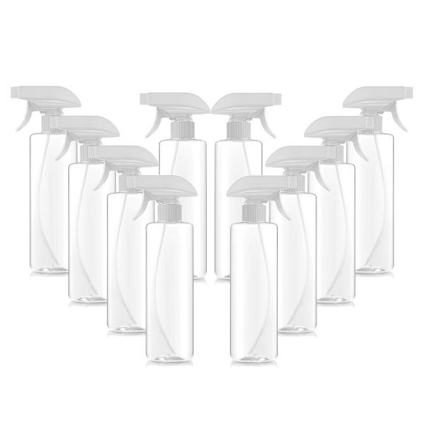 Borox Plastik Sprey Şişesi 400 ml - Şeffaf PP Spreyli Şişe