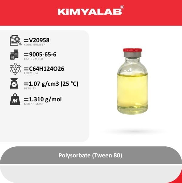 Kimyalab Polisorbat 1 L - Tween 80 - Polysorbate 80