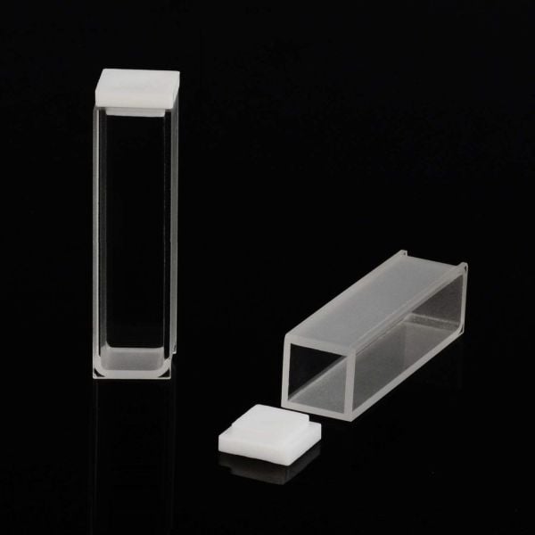 Borox Kuvars Spektrofotometre Küveti - Makro 3.5 ml Kapaklı - 5 Kutu /10 Adet Toptan