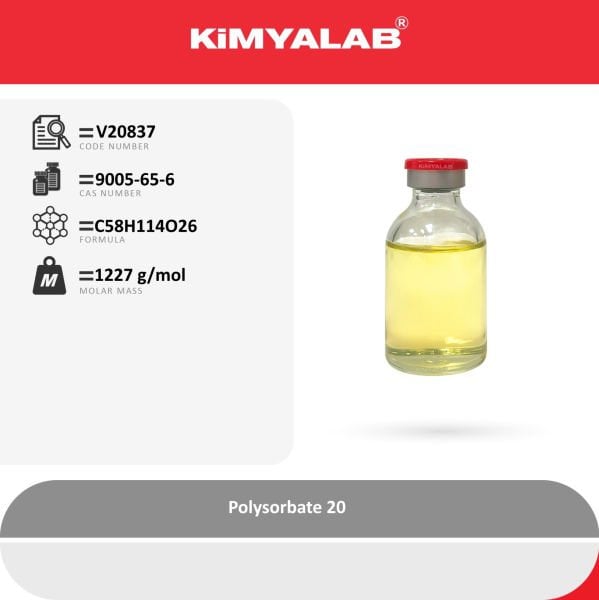 Kimyalab Polisorbat 2,5 L - Tween 20 - Polysorbate 20