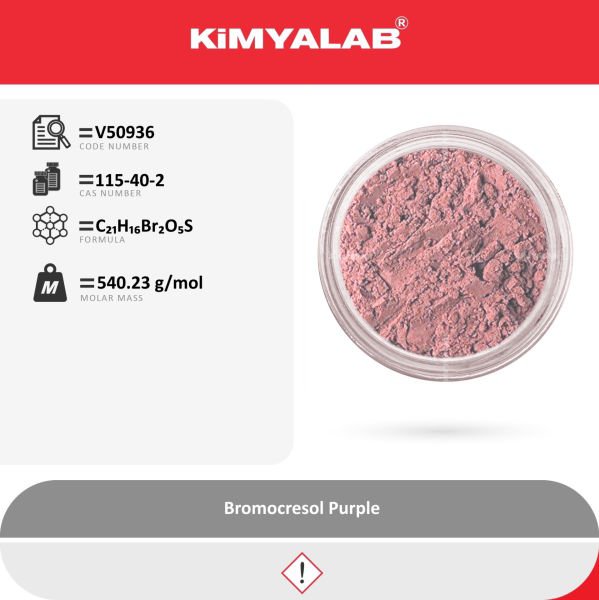 Kimyalab Brom Krezol Moru İndikatör 25g - Bromocresol Purple