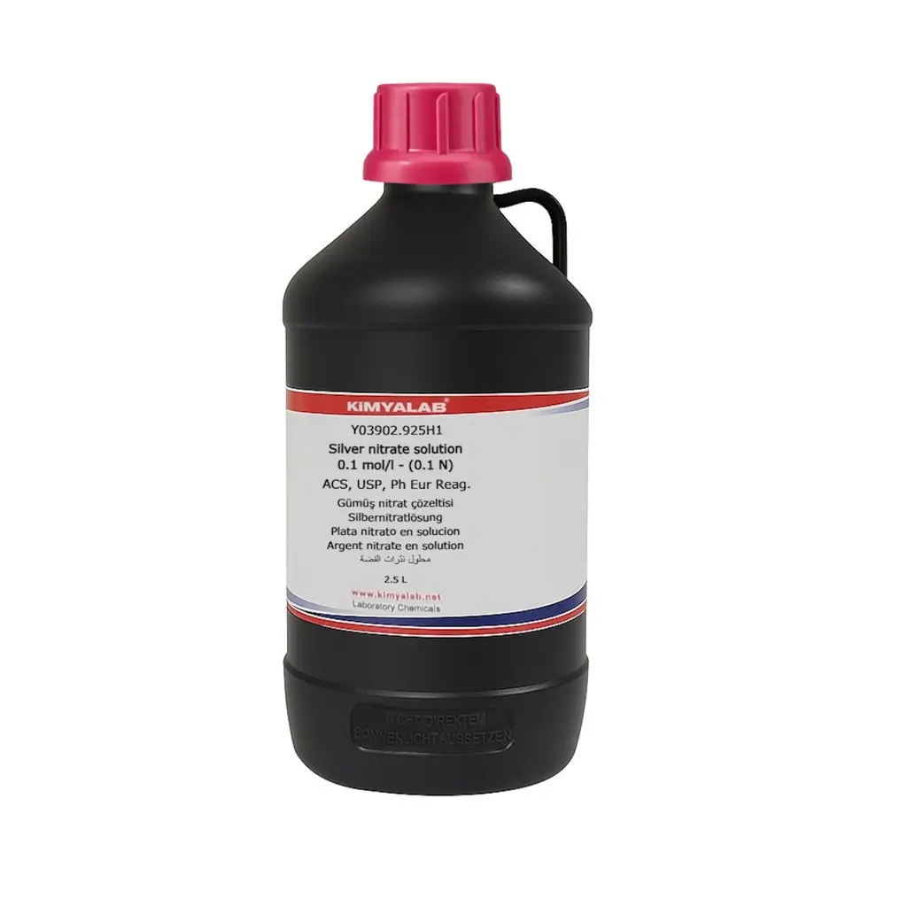 Kimyalab Gümüş Nitrat Çözeltisi 0.1 mol/L - 0.1 N - 2,5 L