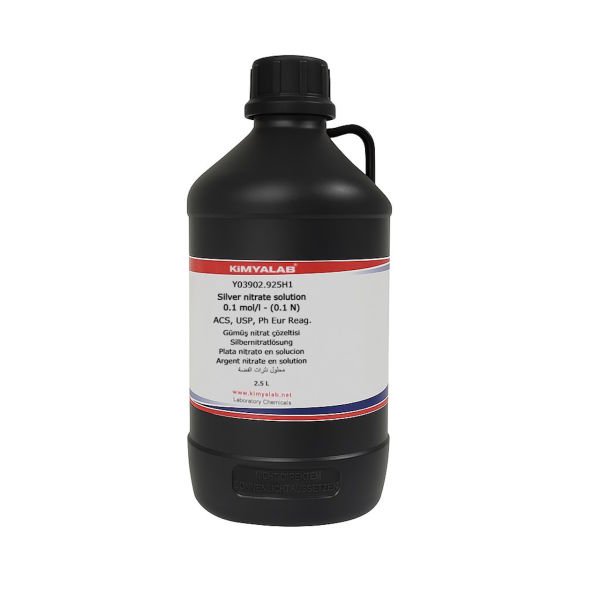 Kimyalab Gümüş Nitrat Çözeltisi 0.1 mol/L - 0.1 N - 2,5 L