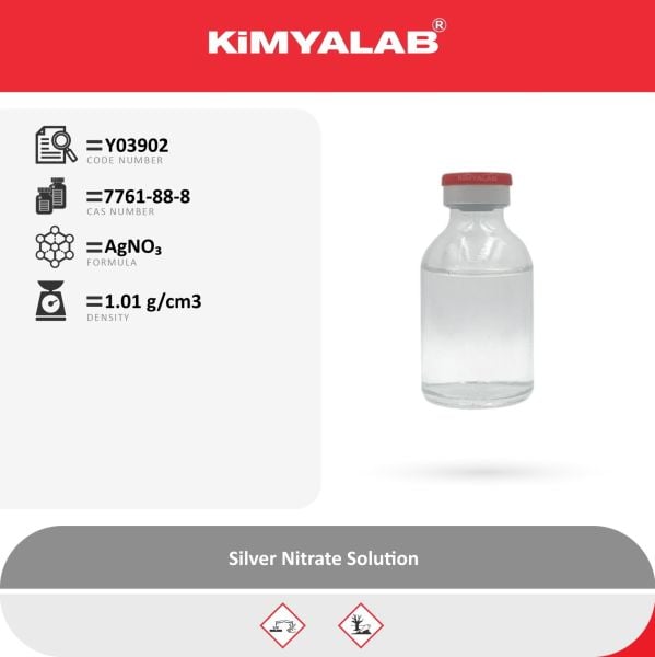 Kimyalab Gümüş Nitrat Çözeltisi 0.1 mol/L - 0.1 N - 2,5 L