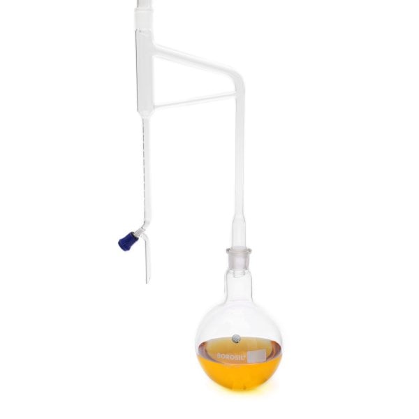 Borosil Clevenger Düzeneği 1000 ml - Sudan Ağır Yağ Tayini