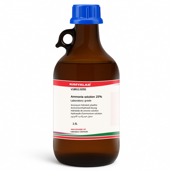 Kimyalab Amonyak 2,5 Litre - Amonyum Hidroksit - Ammonia Solution 25%