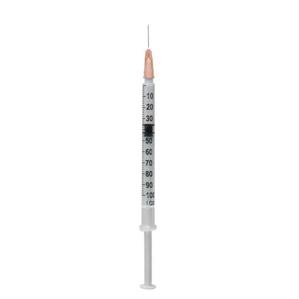 Enjektör Steril 1cc - Şırınga 1ml - 3 Parça - 100 Adet/paket