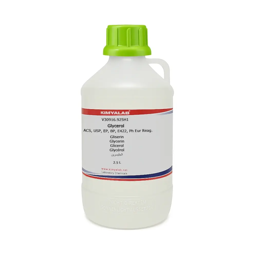 Kimyalab Gliserin 2,5 L - Bitkisel Gliserin Farma Kalite - Glycerol %99,9 Vegetable Based