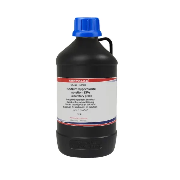 Sodyum Hipoklorit Çözeltisi %15 - Sodium Hypochlorite - 2,5 L