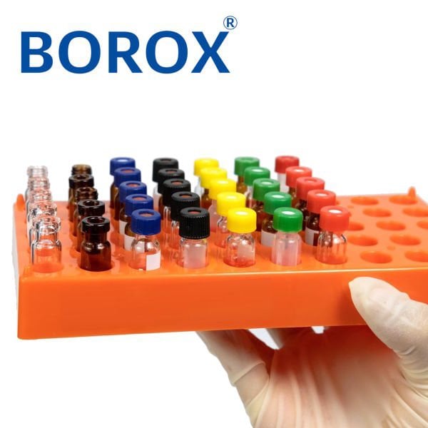 Borox Vial Standı 2 ml Vialler İçin - 50 Delikli