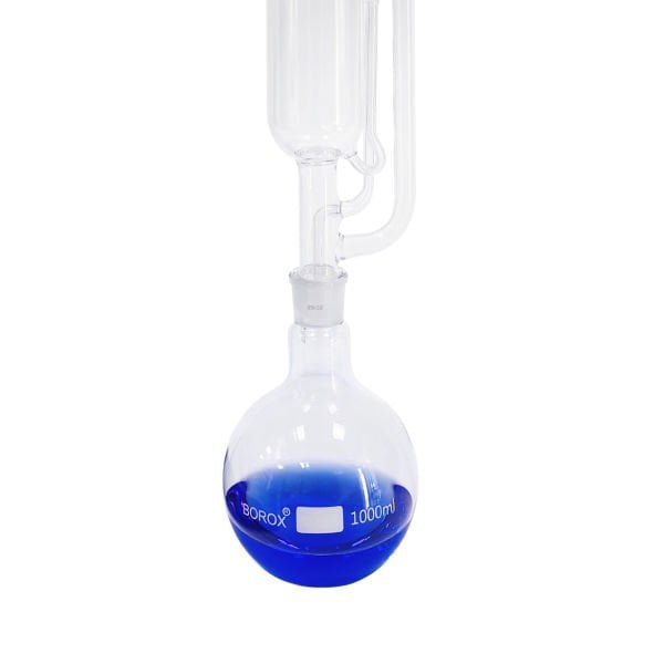 Borox Soxhlet Ekstraksiyon Cihazı 500ml - Allihn Kondenser - Sokslet Düzeneği