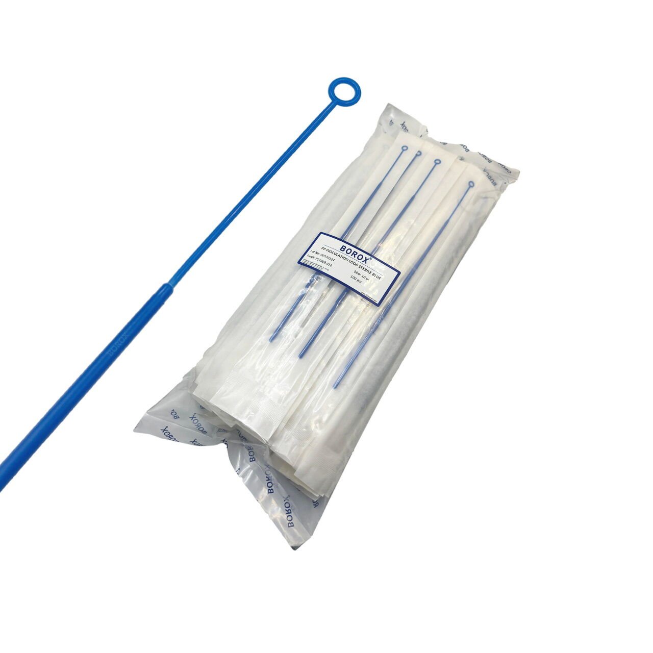 Borox Öze Ucu 10 uL - Steril - Halka Uçlu - Inoculation Loop 100 Adet