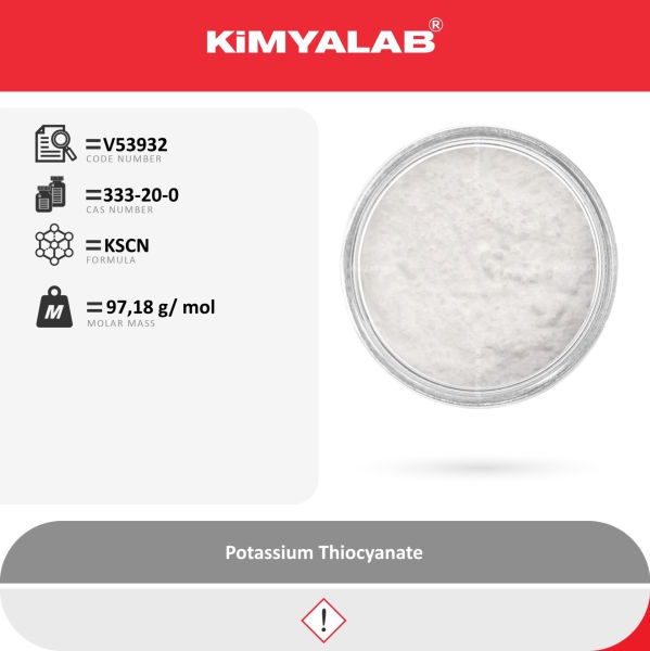 Kimyalab Potasyum Tiyosiyanat - Potassium Thiocyanate - 5 Kg-HDPE Varil