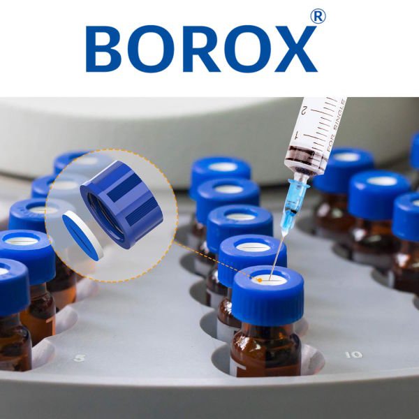 Borox Cam Vial Vida Kapaklı ND9 - Amber 2ml - 100 Adet/Paket