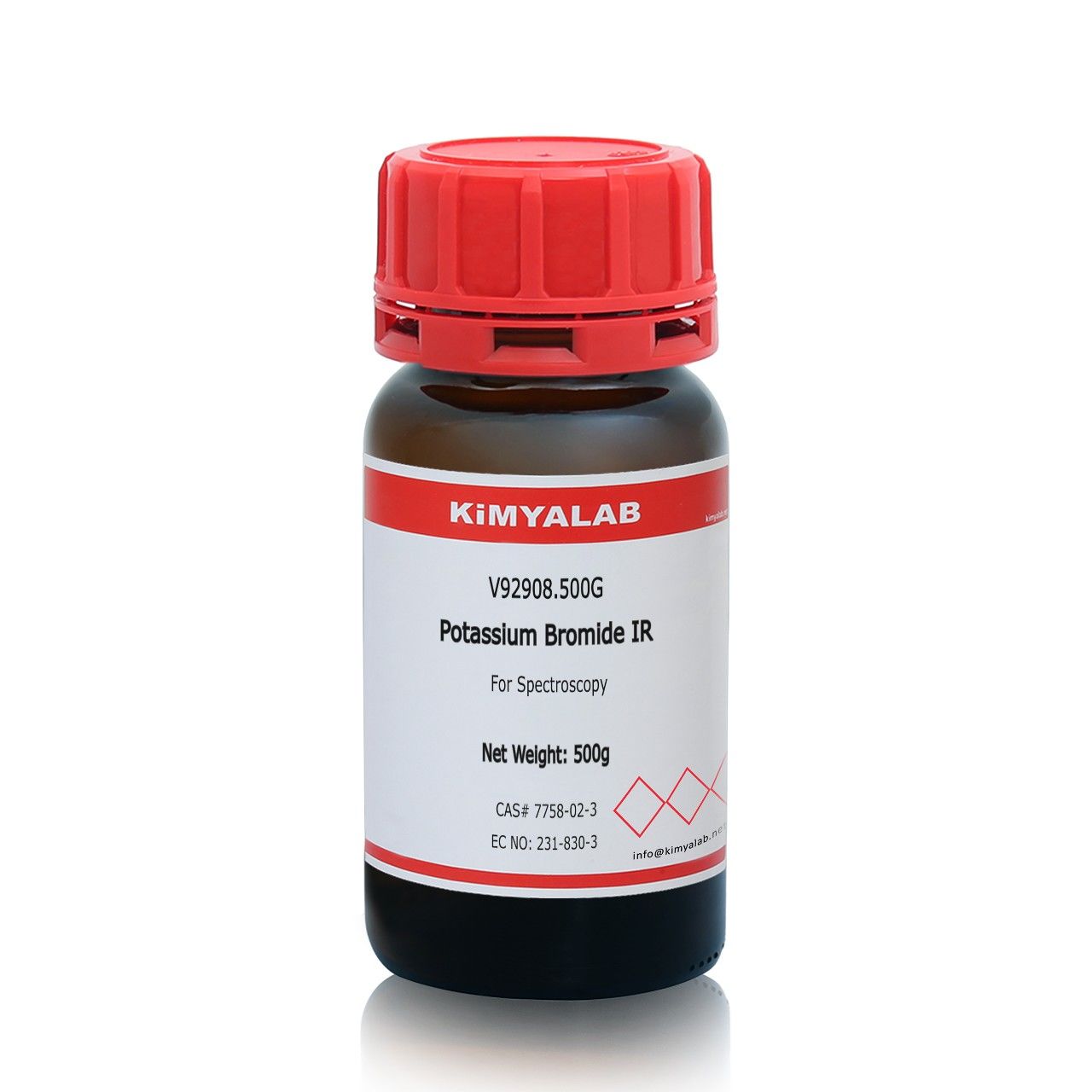 Kimyalab Potasyum Bromür 500g - Potassium Bromide IR  - For Spectroscopy