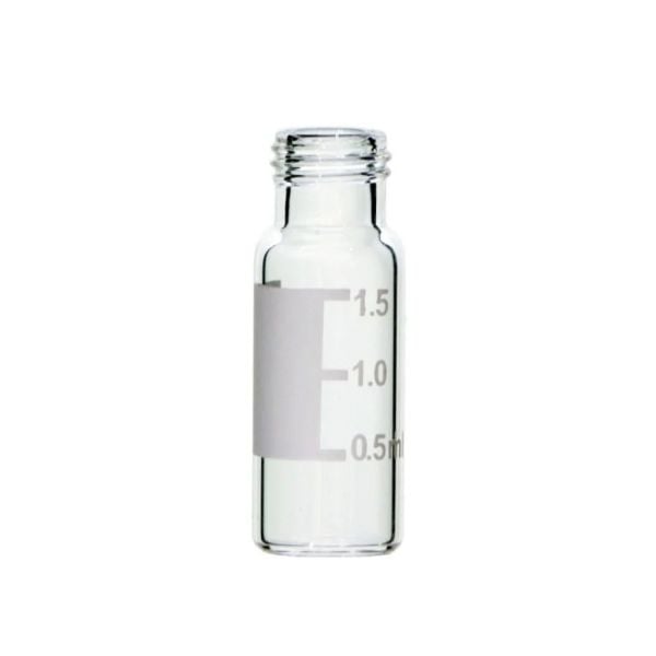 Borox Cam Vial 2 ml - Şeffaf - Vida Boyun ND9 - Hacim Ölçekli - 1000 Adet Toptan