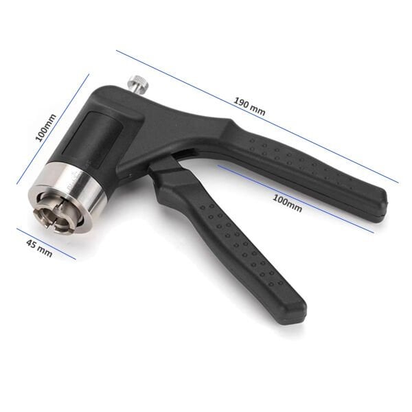 Borox Vial Kapağı Kapatma Aleti - Vial Crimper ND11 - Vial Kapak Kapatıcı - Ayarlanabilir - Alüminyum Kapaklar İçin