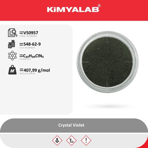 Kimyalab Kristal Viyole 100g - Crystal Violet - For Microscopy