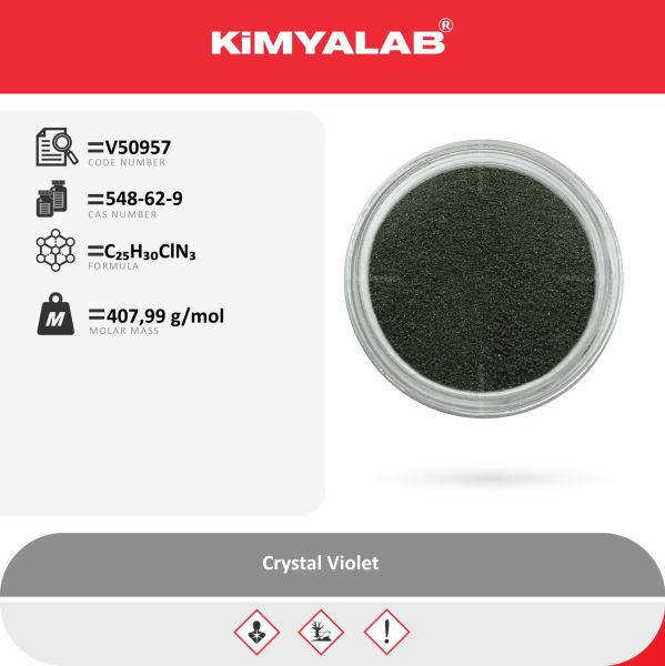 Kimyalab Kristal Viyole 500g - Crystal Violet - For Microscopy