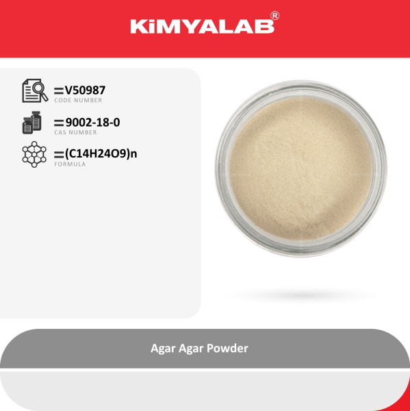 Kimyalab Agar Agar Powder 100g - Bacteriological Grade