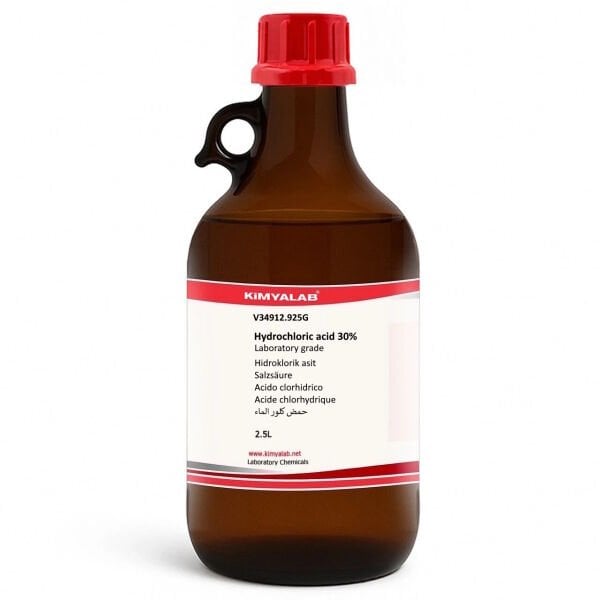 Kimyalab Hidroklorik Asit 30% 2,5L - Hydrochloric Acid HCL