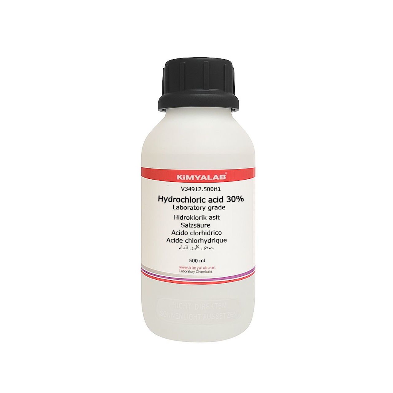 Kimyalab Hidroklorik Asit 30% 500 ml - Hydrochloric Acid HCL