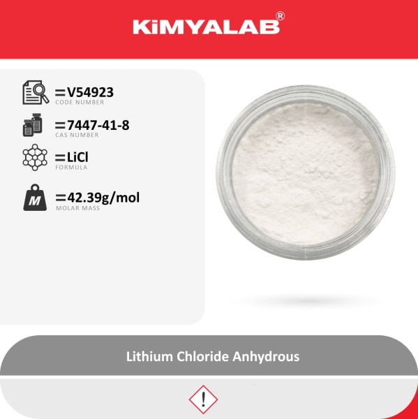 Kimyalab Lityum Klorür 100g - Lithium Chloride Anhydrous