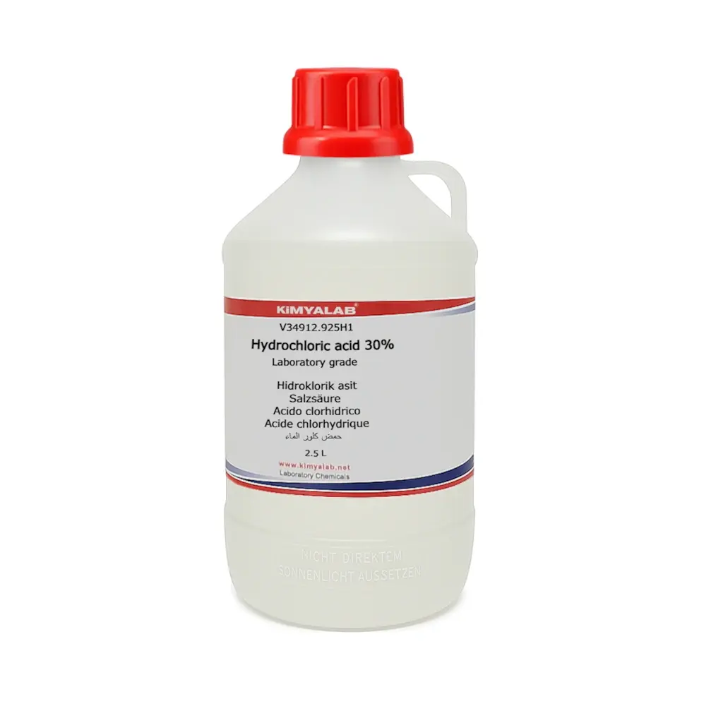 Kimyalab Hidroklorik Asit 30% 2,5L - Hydrochloric Acid HCL