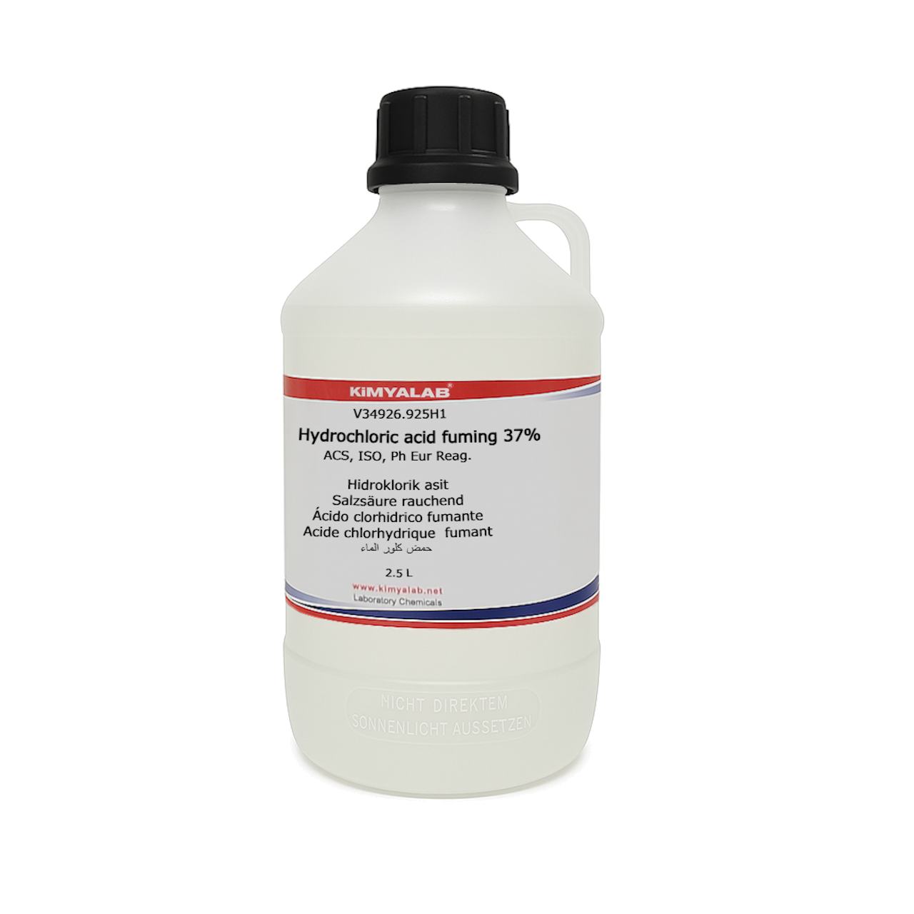 Kimyalab Hidroklorik Asit 2,5L- Hydrochloric Acid Fuming 37% - HCL