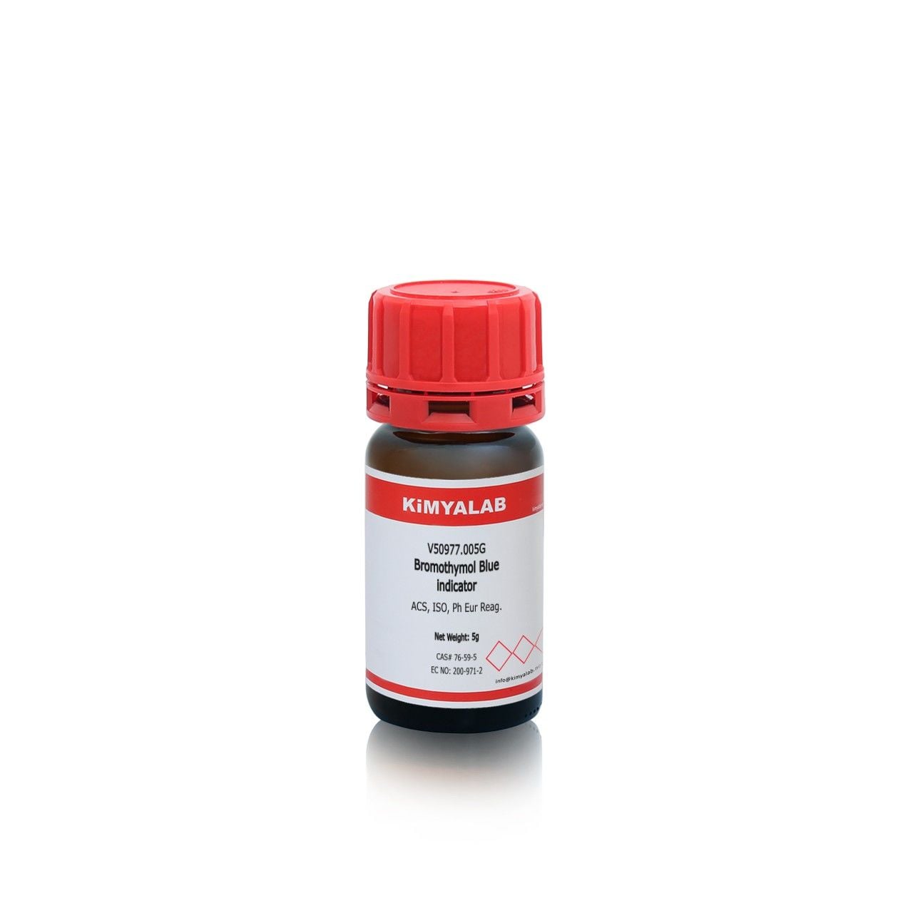 Kimyalab Brom Timol Mavisi 5g - Bromothymol Blue Indicator - Bromotimol Mavi