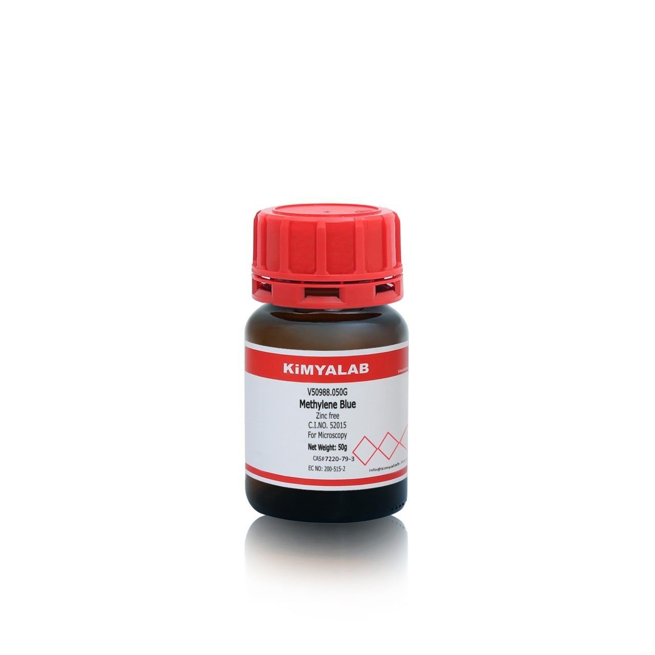 Kimyalab Metilen Mavisi Toz 50g - Methylene Blue Zinc Free For Microscopy