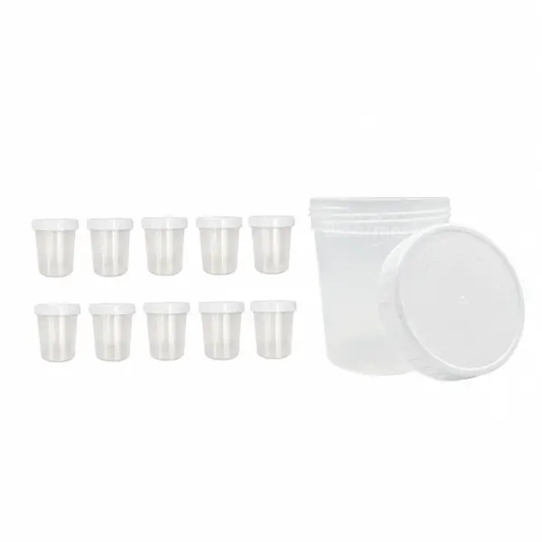 İdrar Numune Kabı 100ml - Pnömatik Steril Şişe 10 Adet