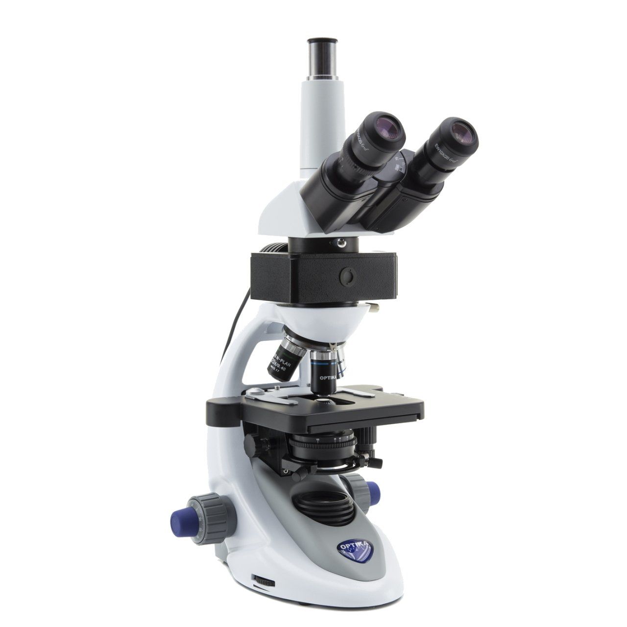 OPTIKA B-293LD1.50 Trinoküler Floresan Mikroskop IOS Sistem - Araştırma Mikroskobu 500x