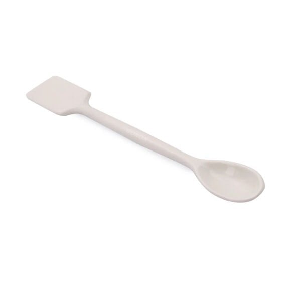 Borox Spatül 17 cm - Porselen Spatula - Laboratuvar Kaşığı