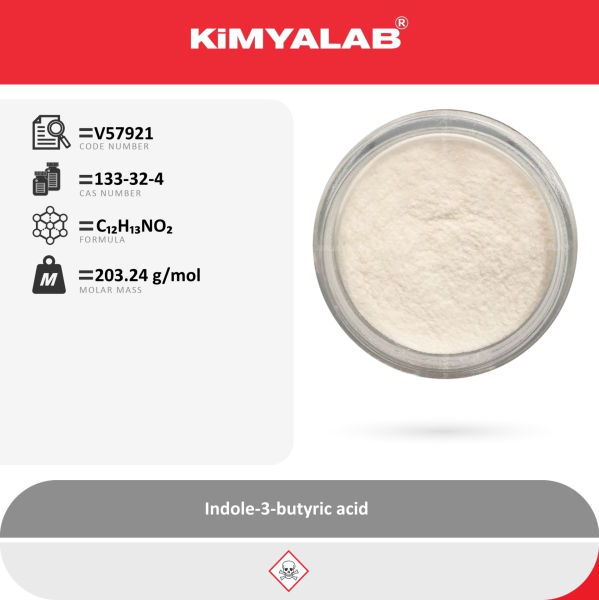Kimyalab İndol-3-Bütirik Asit 500g - Indole-3-Butyric Acid For Biochemistry
