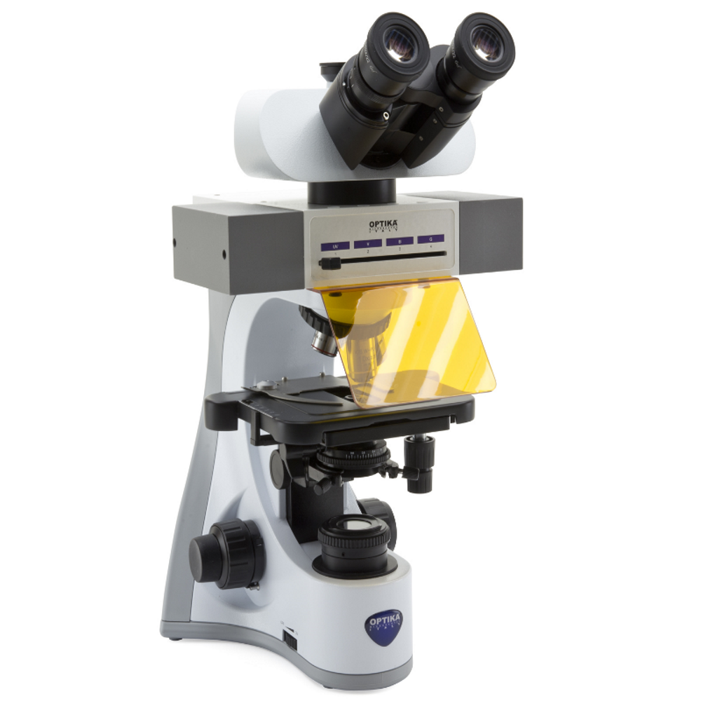 OPTIKA B-510LD4 Trinoküler LED Floresan Mikroskobu - Floresan Mikroskop