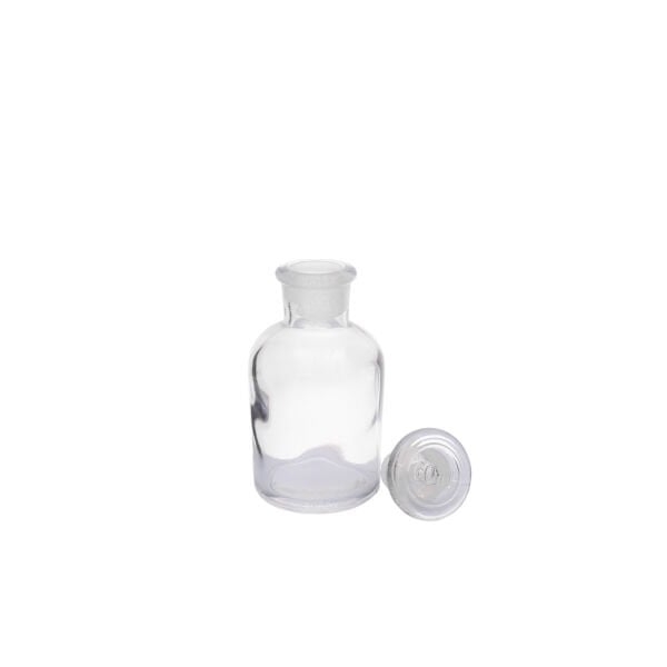 Borox Cam Miyar Şişe 30 ml - Şilifli Cam Tıpalı Şişe 30cc