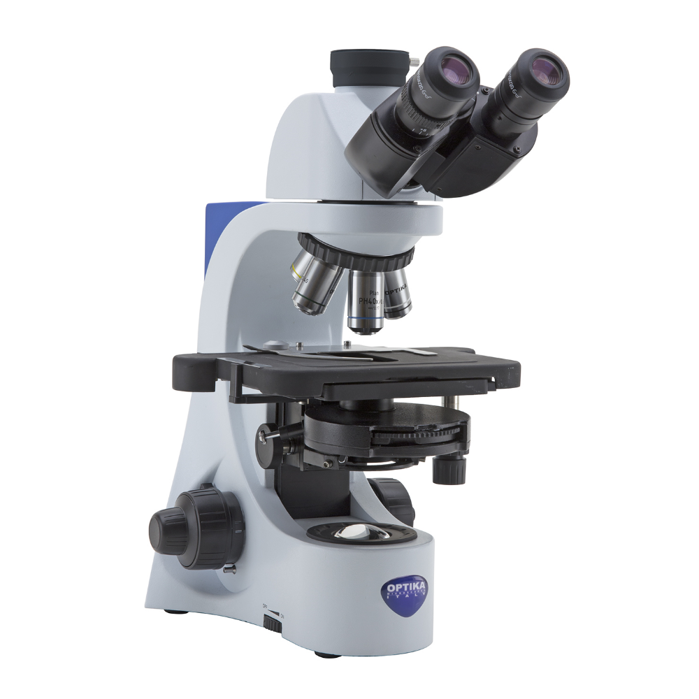 OPTIKA B-383PHi Faz-Kontrast Laboratuvar Mikroskobu - Trinoküler Mikroskop 1000x