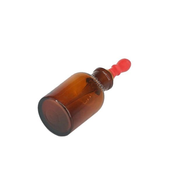 Borox Cam Damlatma Şişe 125 ml - Amber Damlalıklı Şişe 125cc
